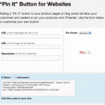 ピンタレストのソーシャルボタン、ピンイットボタンをサイトに設置しました。