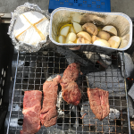 今回のBBQはチーズフォンデュ、アヒージョ、コストコビーフ。